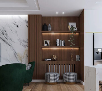 نقش دیوارکوب‌ چوبی در دکوراسیون لوکس و مینیمال